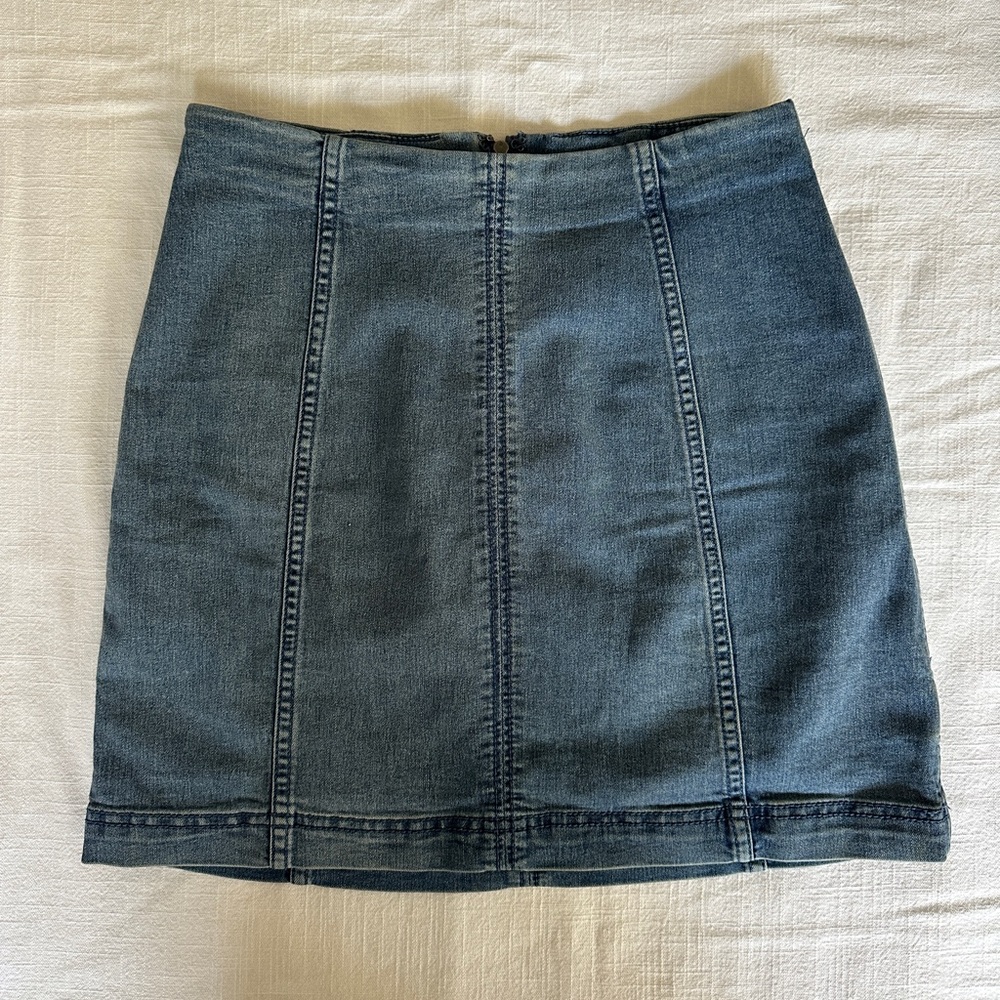 Free People Denim Skirt